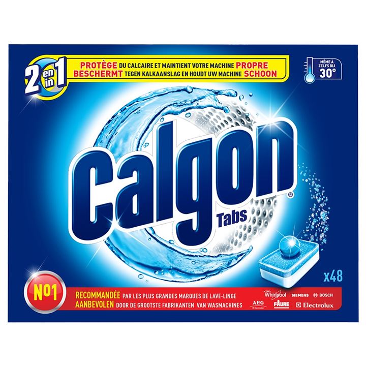 Galgon anticalcaire  2 en 1 15gr 48 tabs