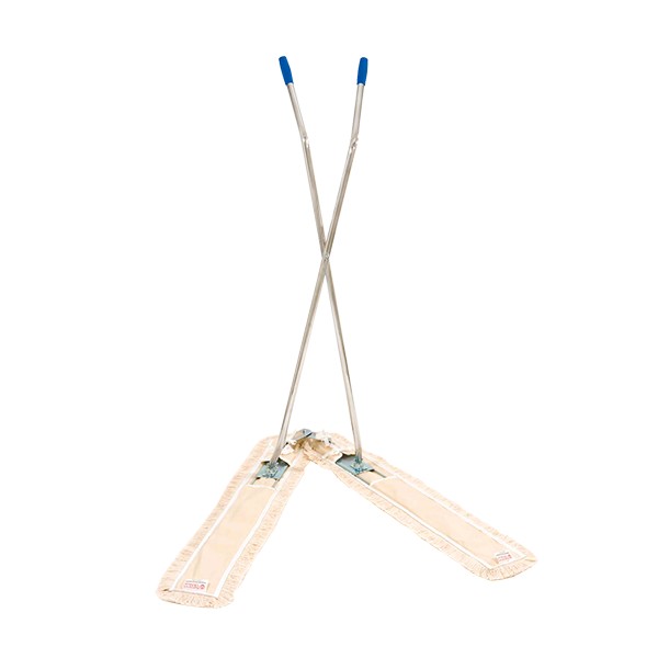 Balai ciseau complet (armature, manche + 2 textiles)