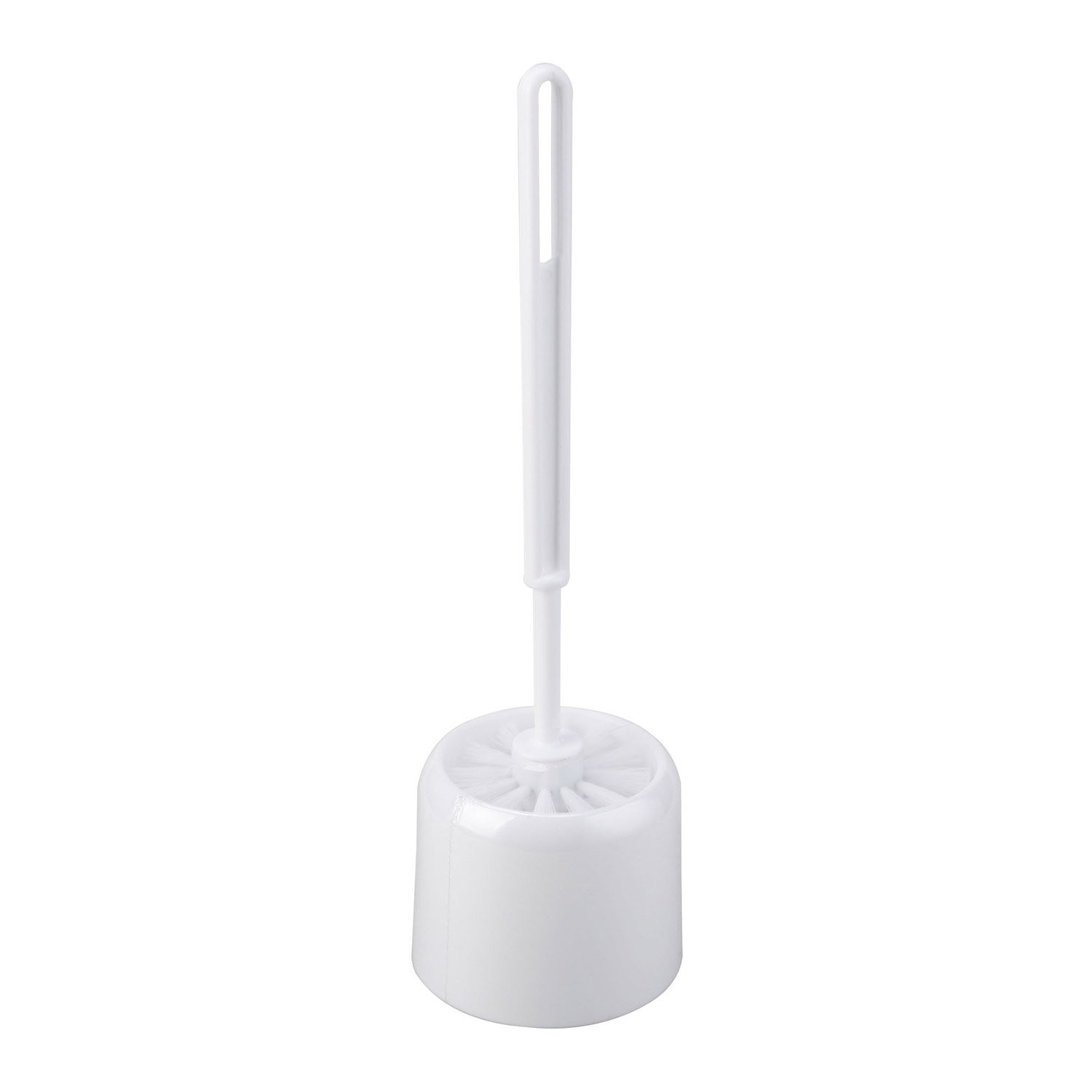 Brosse WC + support (modèle bas) blanc