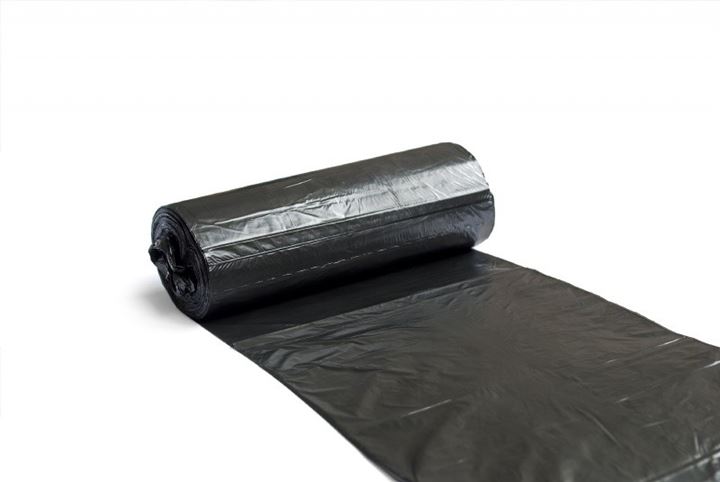 Sac poubelle 90x120 35" gris (200 pc)