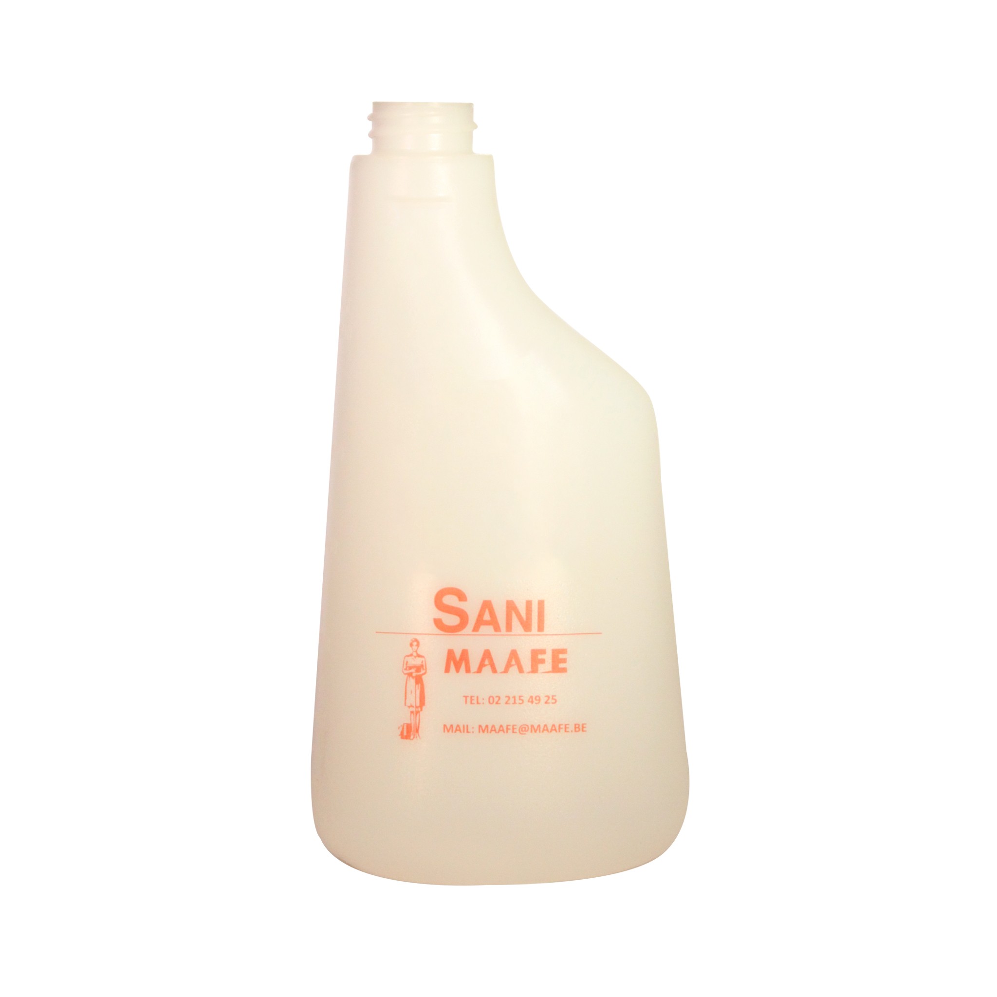 Pot PVC 600 ml. avec impression Rouge VAPO SANI
