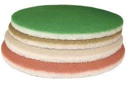 Brosse demi - lune crin avec manche tele 2 x 100 cm