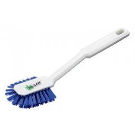 Brosse vaisselle Rilsan bleue PVC/PPN