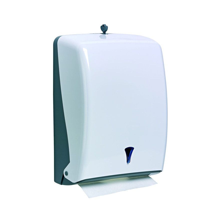 Distributeur Essuie main Zig Zag "AMALFI" Blanc
