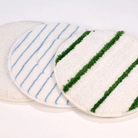 Bonnet blanc avec ligne verte microfibre 17"