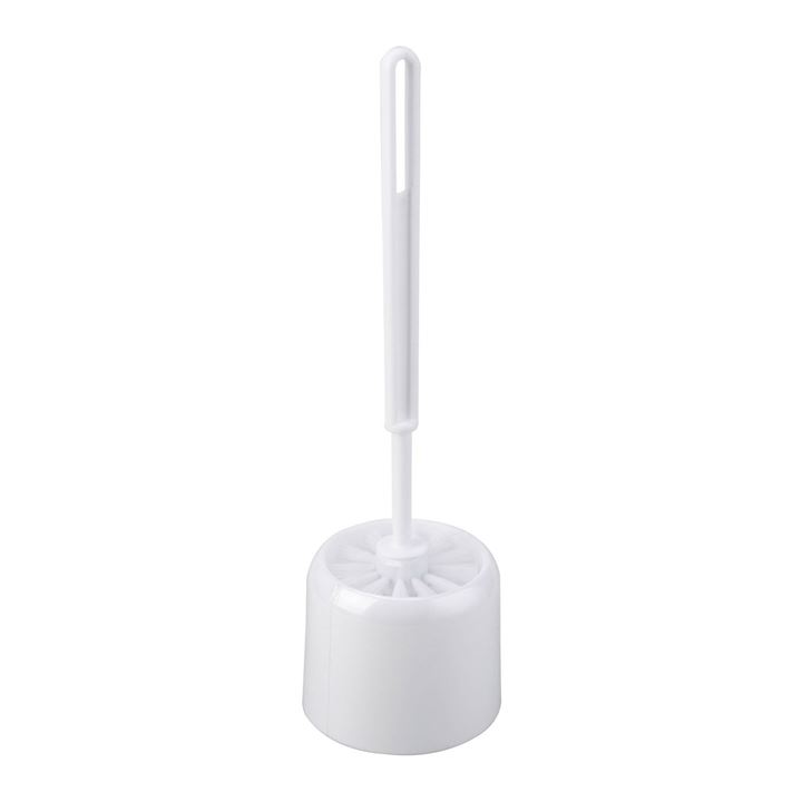 Brosse WC + support (modèle bas) blanc
